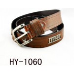 brown men's leather belt 