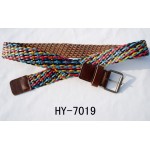 colors straps weaving belt 